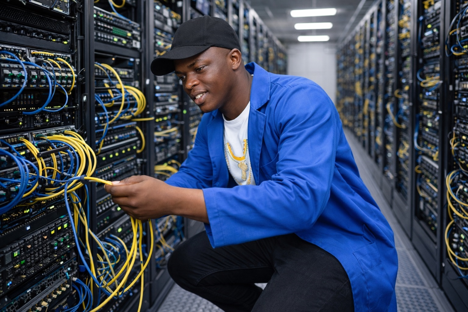 Bank Data Center Cabling